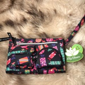 Lily Bloom Kim Wristlet with Cute Candy Print
